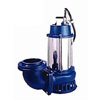 Image showing the Grey Flow 750W high-power submersible pump with a visible float switch, designed specifically for compatibility with Greyflow Pro grey water diverters, illustrating its robust and sleek design suitable for efficient water management.